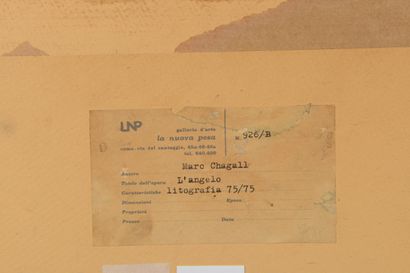 null Marc CHAGALL (1897-1985) L'Offrande planche de Chagall lithographe Tome I. 1960....