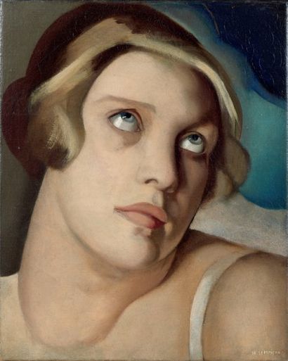 Tamara de LEMPICKA (1898-1980) « Portrait de Madame G. », vers 1930 Huile sur toile,...