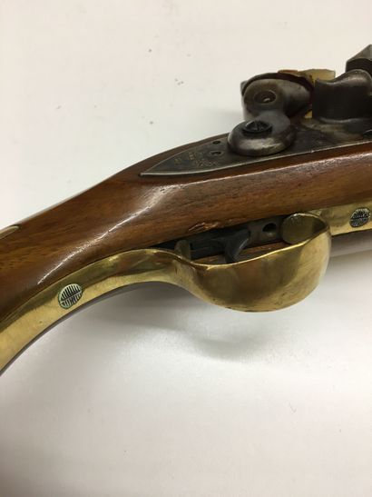 null Pistolet à silex pour le tir, réplique d'un pistolet américain Harpers Ferry...