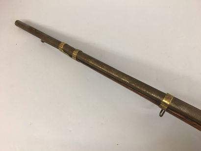 null Mousqueton de gendarmerie, modèle 1857 à percussion, canon daté de 1865 ; queue...