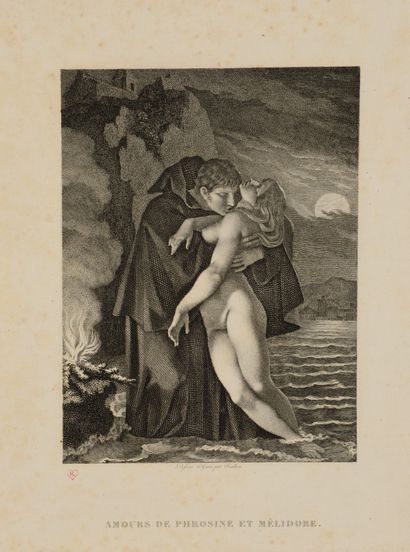 null Pierre - Paul PRUD'HON (1758-1823) Amours de Phrosine et Mélidore. Eau-forte...