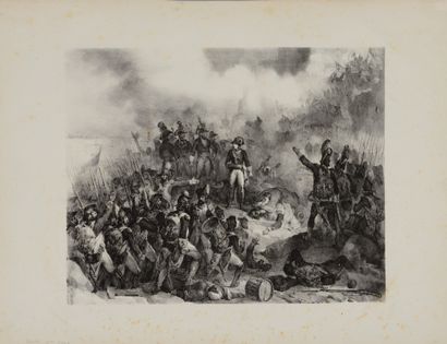 null Nicolas Toussaint CHARLET (1792 1845) Au Commandement de halte Napoléon après...