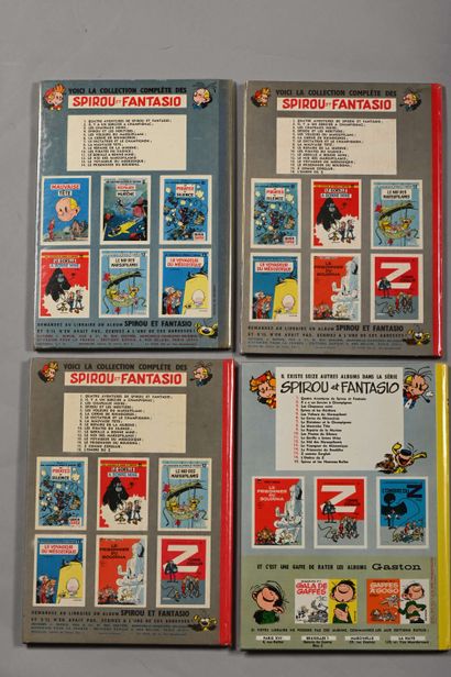 null FRANQUIN
Spirou et Fantasio
Ensemble de quatre albums en réédition ancienne...