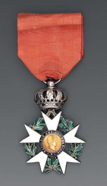 null Croix de chevalier de l'ordre de la Légion d'Honneur, troisième type, en argent,...