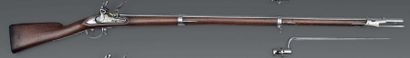null Fusil d'infanterie modèle 1777/an IX, canon daté : "B 1813", culasse poinçonnée...