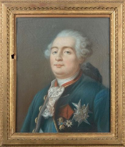 Ecole FRANCAISE du XIXème siècle Portrait de Louis XVI Pastel 56 x 47 cm Voir la...
