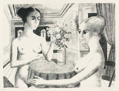 Le silence - 1972. (M. Jacob 63). 60 x 78,5...