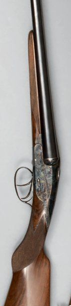 null Fusil CHARLIN modèle 8 pigeons cal. 12.65 (n° 73102). Bascule gravée et jaspée....