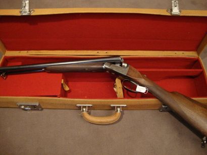 null Fusil de chasse liégeois cal 20. 65 (n° 30690) Canons juxtaposés de 68 cm (piqûres)....