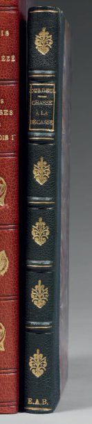 E.JOURDEUIL La chasse à la bécasse Dijon, 1892. Tirage à 540 exemplaires, In-18,...