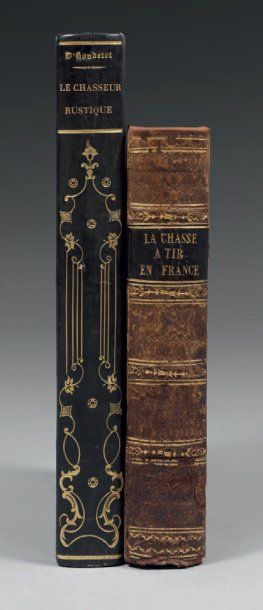 Adolphe d'HOUDETOT Le chasseur rustique Paris, 1847. Rel. Romantique. Ed. originale...