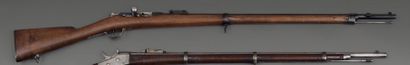 null Fusil d'infanterie Chassepot modifié Gras modèle 1874 - M80, canon bleui, daté...