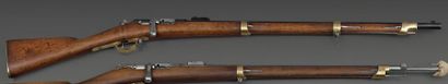 null Carabine de gendarme à cheval modèle 1866/1874 M 80, canon bleui, daté : "S...
