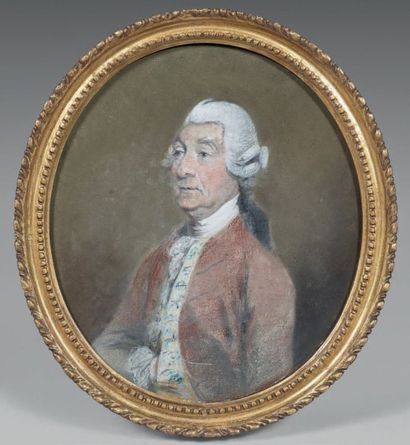 Daniel GARDNER (Kendal 1750 - 1805) 
Portrait de Lady Carr, née Mary Little. Portrait...