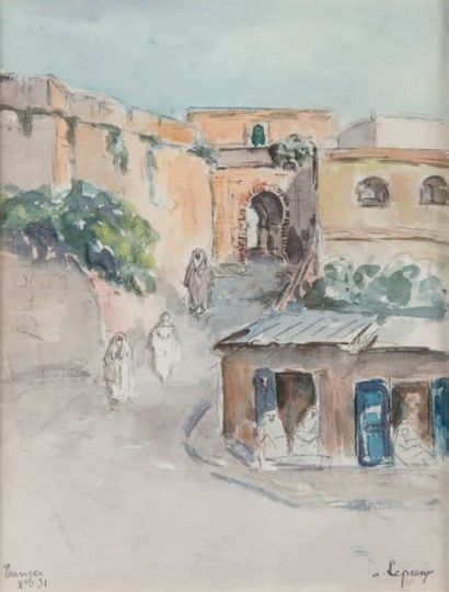 Albert LEPREUX (1868 - 1959) Rabat, 1931 (2) - Rabat, 1933 - Tanger, 1931
Quatre...