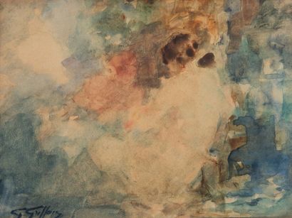 Gabriel GRIFFON (1866 - 1938) Personnages
Ensemble de huit aquarelles, certaines...