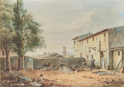 Jean Antoine CONSTANTIN d'AIX (Marseille 1756 - Aix en Pro­vence 1844) Jeune berger...