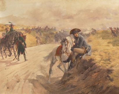 Sergent Lucien Pierre (1849/1904) Huile sur toile signée et datée en bas à droite:...