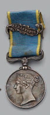 null Deux Médailles de Crimée en argent dont une attribuée sur la tranche: “C. PREAUX...