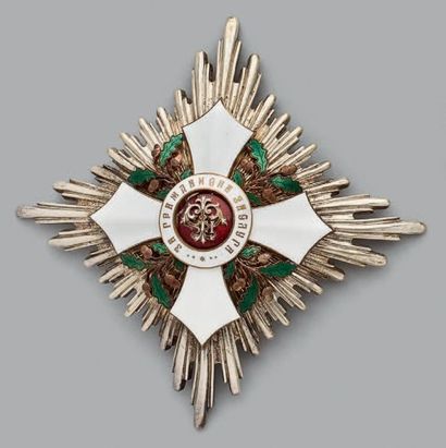 null Ensemble de commandeur de l'ordre national du Mérite, croix en bronze doré émaillée,...