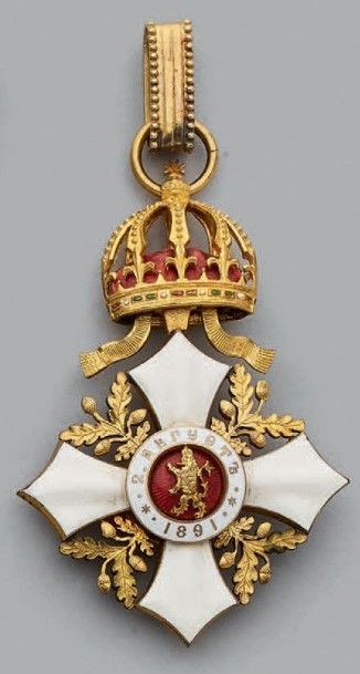 null Croix de commandeur de l'ordre national du Mérite en bronze doré émaillée, taille...