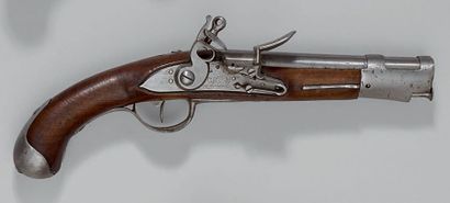 null Pistolet de cavalerie à silex modèle 1763/1766, queue de culasse marquée: “M...