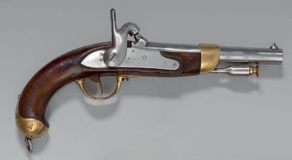 null Pistolet de cavalerie à percussion modèle 1822 T Bis, canon construit neuf,...