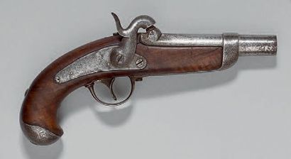 null Pistolet de gendarmerie à percussion de type 1842, fabrication probablement...