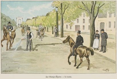CRAFTY Paris au bois Texte et croquis par Crafty. Paris, 1890. Abondamment illustré...