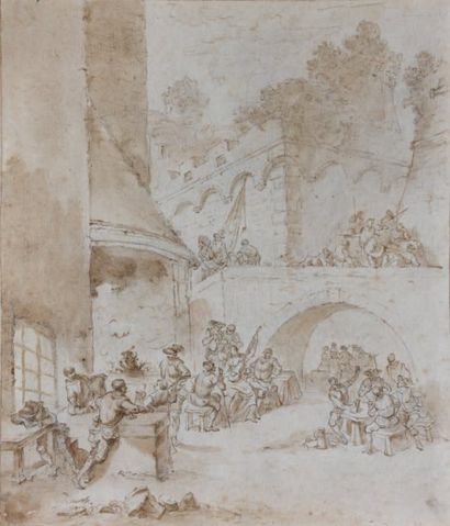 Attribué à Charles PARROCEL (1688 - 1752)