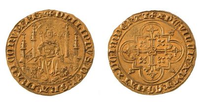 null PHILIPPE VI de VALOIS (1328-1350) Parisis d'or (6 septembre 1329). 7,01 g.
Le...
