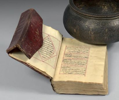 null Coran complet, Turquie, signé et daté 1853
Manuscrit sur papier de quinze lignes...