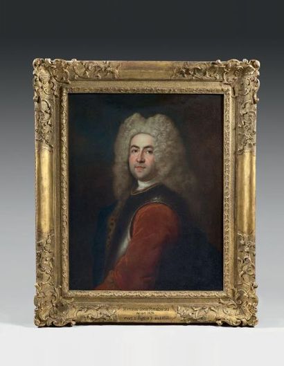 Attribué à Marcello BACCIARELLI (1731 - 1818) 
Portrait de Stanislas Comte Poniatowski
Toile...