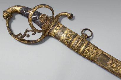 null Rare et beau sabre ayant appartenu au général Charles Marie Robert d'Escorches...