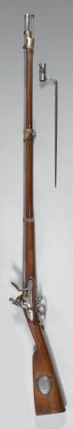 null Fusil de récompense, donné par le Roi, modèle 1817, canon à pans puis rond,...