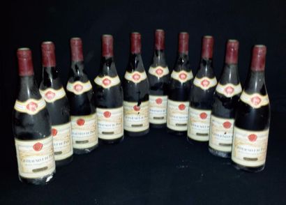 null 10 bouteilles 
CHÂTEAUNEUF-DU-PAPE 
 Guigal 
1990
 (ela)
