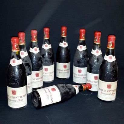 null 9 bouteilles 
CHÂTEAUNEUF-DU-PAPE 
 Mont-Redon 
1990

