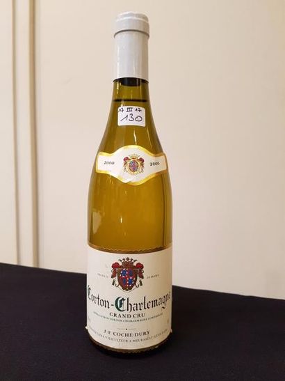 null 1 bouteille 
CORTON 
CHARLEMAGNE, JF Coche-Dury 
2000

