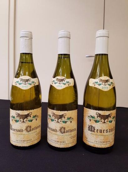 null 3 bouteilles 
MEURSAULT 
 JF Coche-Dury 
[1 de 2003, 1 Caillerets 1996, 1 Caillerets...