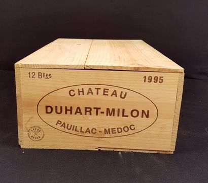 null 12 bouteilles 
CH. 
DUHART-MILON, 4° cru Pauillac 
1995
 cb
