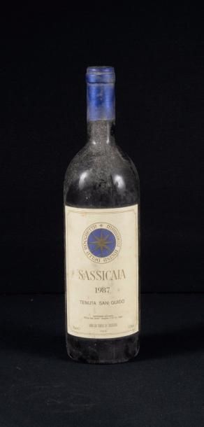 null 1 bouteille 
BOLGHERI 
"Sassicaia", Tenuta San Guido 
1987
 (es)
