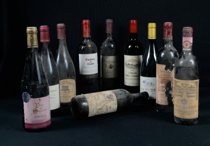 null 12 bouteilles 
VINS DIVERS 
 
 (Corbières, Rhône, Gascogne, Vins étrangers dont...