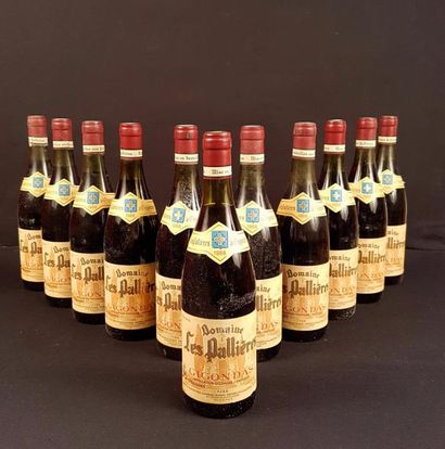 null 11 bouteilles 
GIGONDAS 
"Les Pallières", Les Fils de Hilarion Roux 
1988
 (TLB...