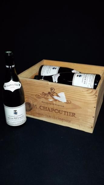 null 6 bouteilles 
HERMITAGE 
"Sizeranne", Chapoutier 
1990
 (3 TLB) cb
