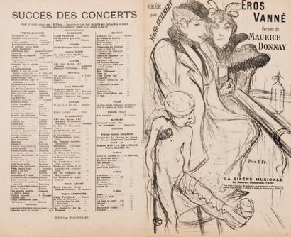 Henri de TOULOUSE-LAUTREC (1864-1901) et d'après 
Eros Vanné - Carnaval - Prospectus...