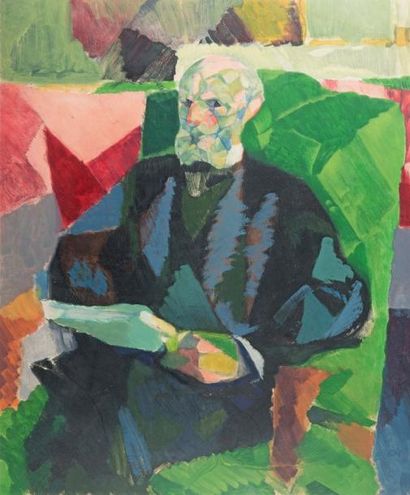 D'après Jacques VILLON (1875-1963) 
Portrait de Monsieur Duchamp, 1962 (Ginestet...