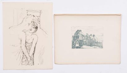 null Ensemble de lithographies hors-texte de P. Bonnard pour illustrer la Vie de...