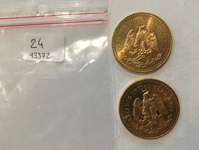 null 2 pièces de 50 Pesos or (1821-1947)
Usures