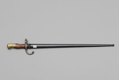 null Épée-baïonnette modèle 1874, signée sur la lame : "Mre d'armes de St-Étienne...