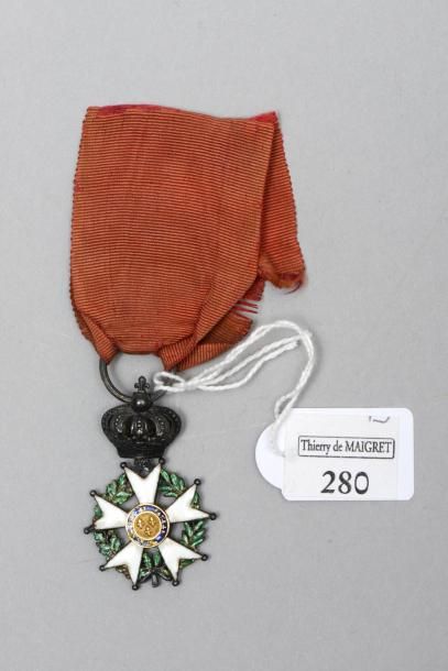 null Croix de chevalier de l'ordre de la Légion d'honneur, demi-taille, en argent...